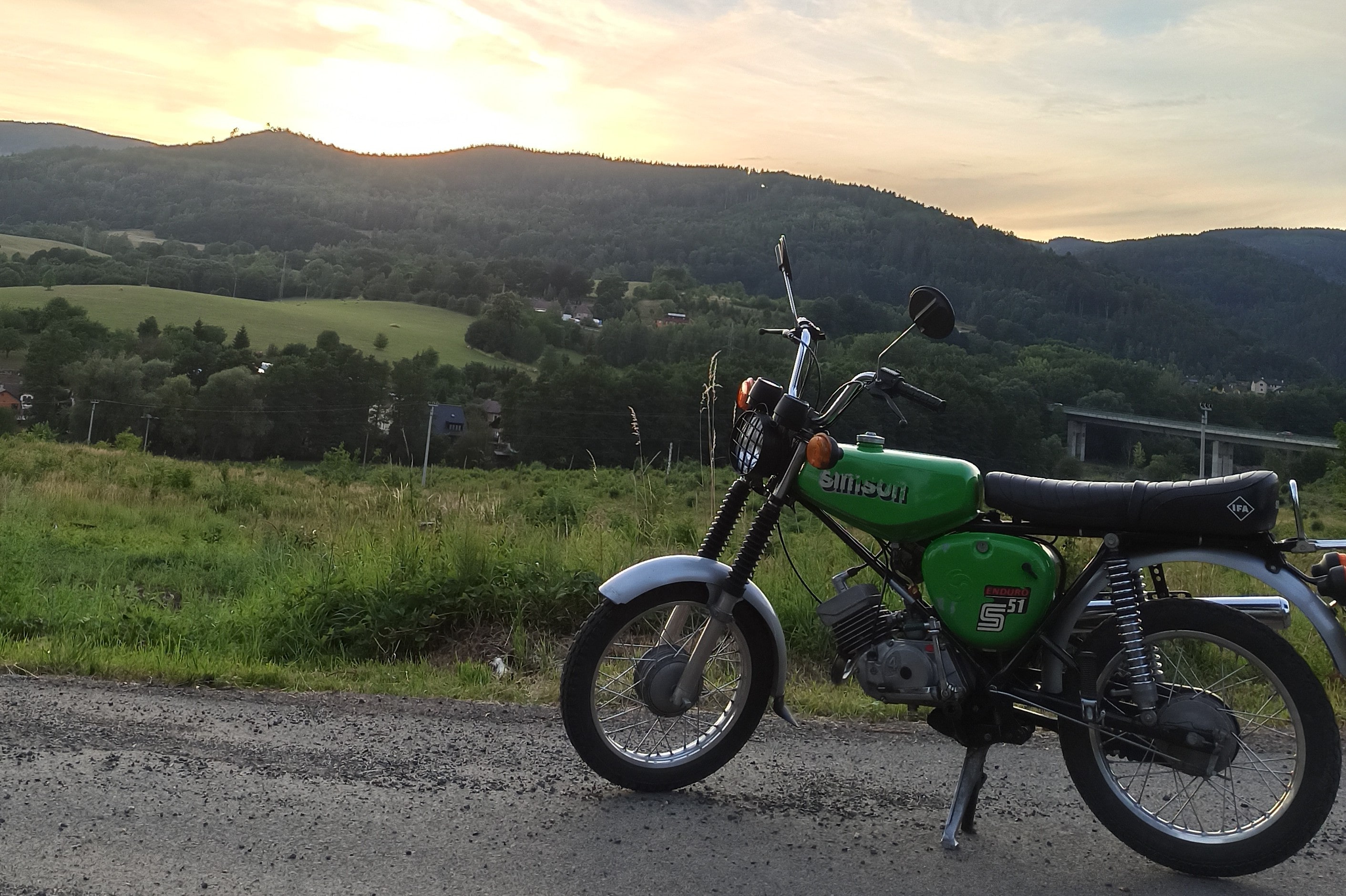 Fotka mé motorky Simson S51 Enduro