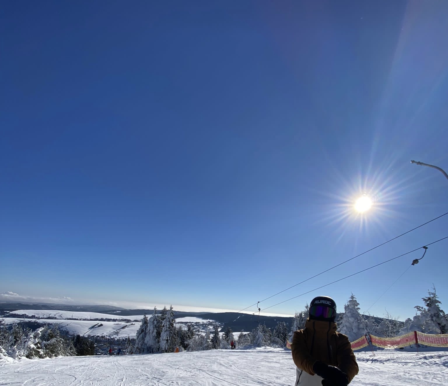 fotografie z ski areálu Fichteleberg